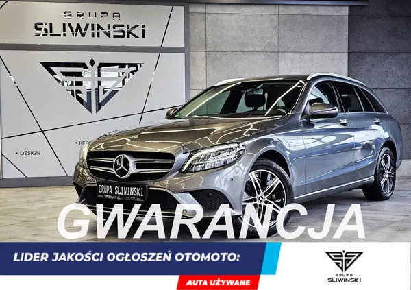 śląskie Mercedes-Benz Klasa C cena 91900 przebieg: 181000, rok produkcji 2019 z Poniec